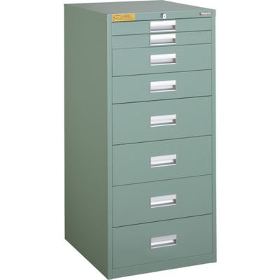 トラスコ中山 TRUSCO LVE型キャビネット 500X550XH1100 引出8段 LVE-1105 1台(1個) 252-3744（直送品）