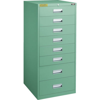 トラスコ中山 TRUSCO LVE型キャビネット 500×550×H1100 引出8段 LVE-1103 1台(1個) 252-3728（直送品）