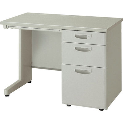 NAIKI 片袖デスク NED型/天板:ウォームホワイト 本体:ウォームホワイト/W1000×D700×H700 NED107B-AWH（直送品）