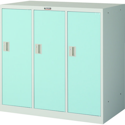 トラスコ中山 TRUSCO ミニロッカー 3連用 ブルー MLK3-B 1台 454-0832（直送品）