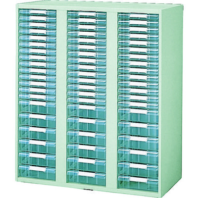 ナイキ 収納庫 NW型 トレー書庫 コンビ型・A4 899×450×1050 NW-0911ALC-AW 1台(1個) 792-0997（直送品）