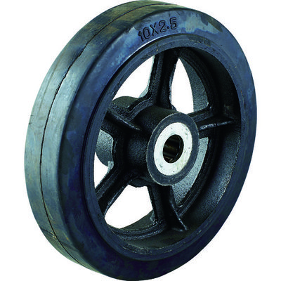 トラスコ中山 TRUSCO ドラム缶運搬車TDRー1用250mmゴム車輪 TDR-1-10C 1個 855-5485（直送品）