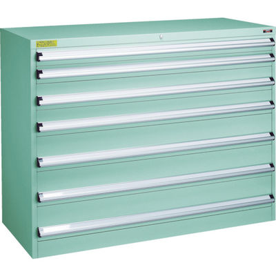 トラスコ中山 TRUSCO VE13S型キャビネット 1300X550XH1000 引出7段 VE13S-1005 1台(1個)（直送品）