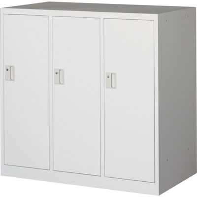 トラスコ中山 TRUSCO ミニロッカー 3連用 ホワイト MLK3-W 1台 454-0859（直送品）