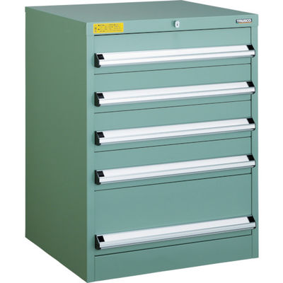 トラスコ中山 TRUSCO VE6S型中量キャビネット 600X550XH800 引出5段 VE6S-805 1台(1個) 479-0871（直送品）