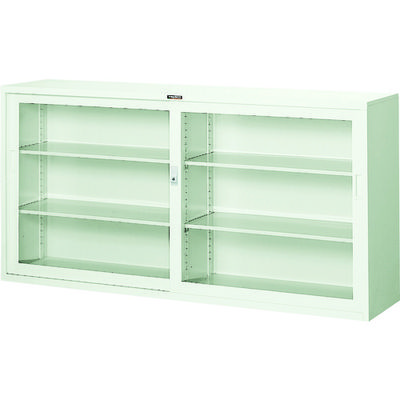 トラスコ中山 TRUSCO スタンダード書庫(D400) ガラス引違 1760XH880 N306G 1台 507-0325（直送品）