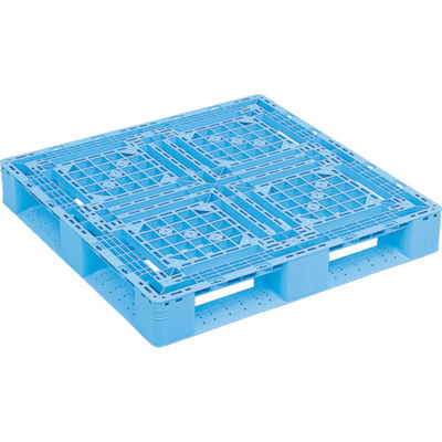 三甲 サンコー プラスチックパレット 812049 D4―1010―2青 SK-D4-1010-2-BL 1枚 459-3880（直送品）