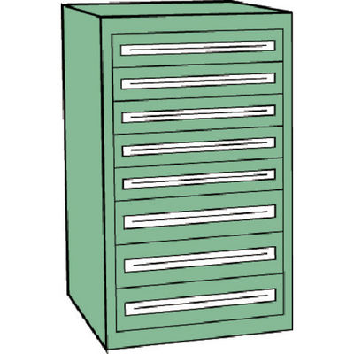 トラスコ中山 TRUSCO VE9S型中量キャビネット 880X550XH1200 引出8段 VE9S-1205 1台(1個)（直送品）