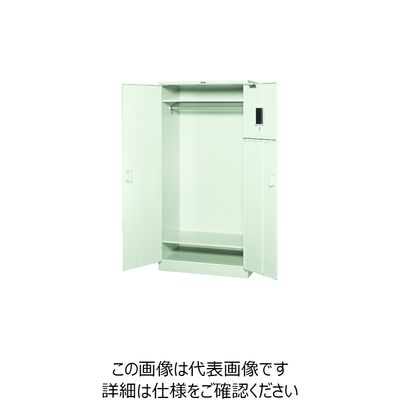 トラスコ中山 TRUSCO 両開多人数用ロッカー 880X515XH1790 鍵無 NL603W 1台 520-8459（直送品）