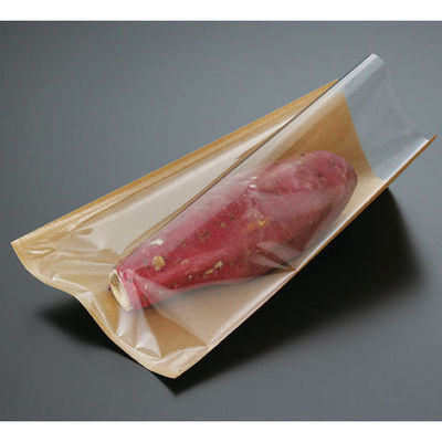 パックスタイル 焼き芋平袋 片面クリア 610166 1セット(3000枚:100枚×30個)（直送品）