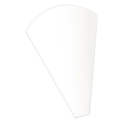 愛宝 クレープ三角袋 白無地 H-22-1 1包：2000枚（100×20）（直送品）