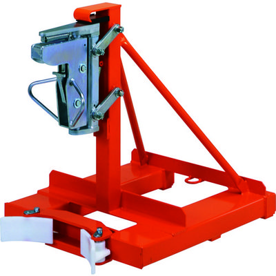 大阪タイユー タイユー フォークリフトドラム運搬アタッチメント カムオート 首振り式 均等荷重450kg×1本 CA-N1-S 1台(1個)（直送品）