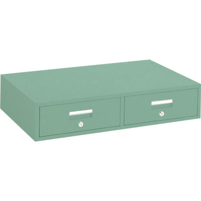 トラスコ中山 TRUSCO 作業台用引出 2列 グリーン FL-2 1個 466-8472（直送品）