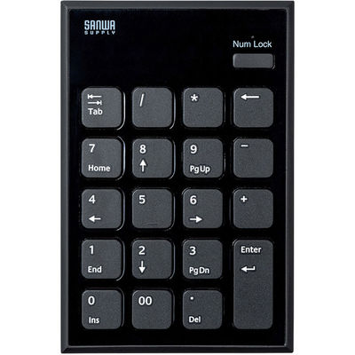 サンワサプライ Bluetoothテンキー NT-BT21BK 1個（直送品）