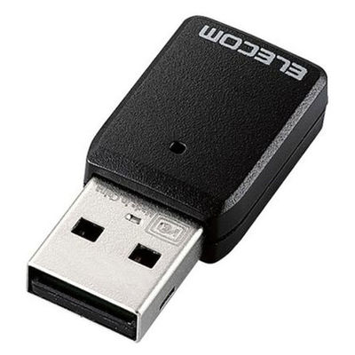 エレコム 無線LAN子機/11ac/867Mbps/USB3.0用/ブラック WDB-867DU3S 1個（直送品）