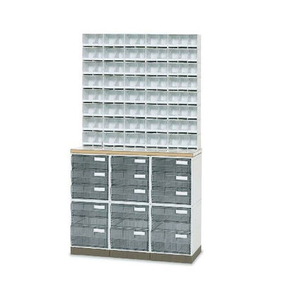 錠剤キャビネット 透明 01-3437-0001 サカセ化学工業（直送品）