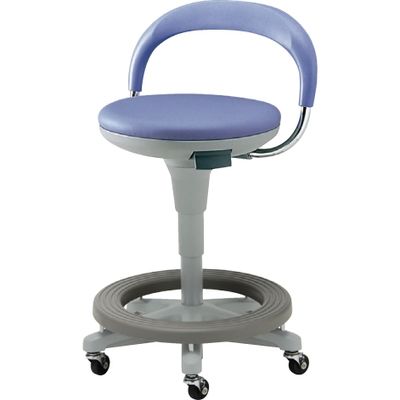 ナースチェア ワイン 23-6208-0001 松吉医科器械（直送品）