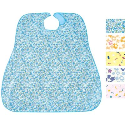 日本エンゼル ディナーエプロン 食事用 介護用  スミレ(オレンジ) 23-6300-0004 1セット(2枚)（直送品）