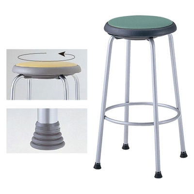 座回転スツール イエロー 23-6830-0003 松吉医科器械（直送品）