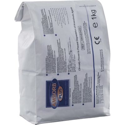 フジメディカル アムソーブプラス(CO2ガス吸収剤) 23-7472-00 1箱(12袋)（直送品）