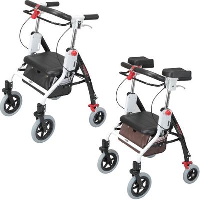 ユーバ産業 歩行車アームフィット（室内外用）肘置 ブラック 24-2049-0101（直送品）