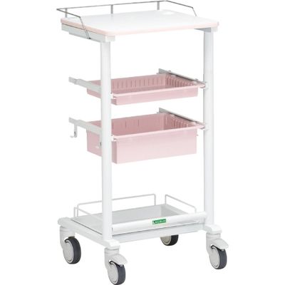 ケルン PCカート（固定式） グレー 23-5471-0103（直送品）