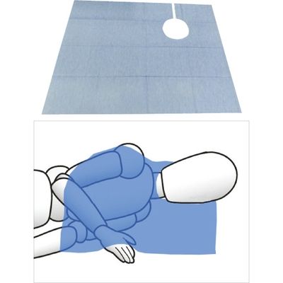 内視鏡検査エプロン 24-4796-00 1箱（10枚×20袋） 小津産業（直送品）