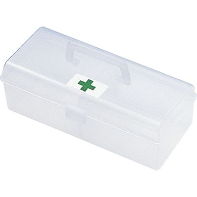 イマムラ 透明薬箱（MS） 19-7285-01 1セット（20個）（直送品）