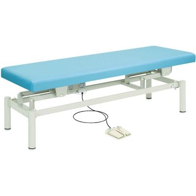 【軒先渡し】高田ベッド 電動診察台(電動ハイローベッド) ビニルレザーメディブルー 20-3741-0016 1台（直送品）