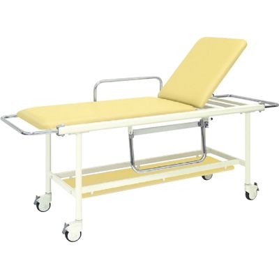 【軒先渡し】高田ベッド GSストレッチャー100 ビニルレザーイエロー 23-2288-0108 1台（直送品）