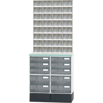 錠剤キャビネット 下部引出：アンバー 23-2740-0002 サカセ化学工業（直送品）