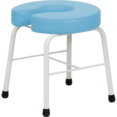 【軒先渡し】高田ベッド U型チェア ビニルレザー黒 23-3808-0003 1台（直送品）