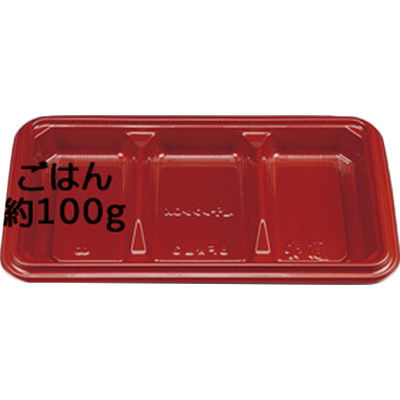 BF弁当3 赤本体 0-14-100300-051-5 1包：800枚（50×16） シーピー化成（直送品）
