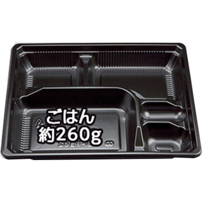 BF弁当62 黒本体 0-14-106200-052-5 1包：600枚（50×12） シーピー化成（直送品）