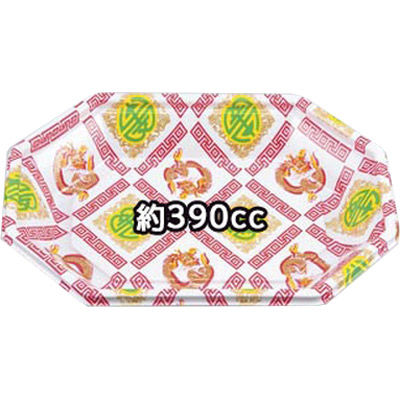 BF惣菜内25 雷紋赤本体 0-14-152500-101-5 1包：600枚（50×12） シーピー化成（直送品）