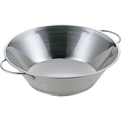 トーダイ UK 油こし（両手ハンドル）26.5cm〈パンチ網仕様〉 9921263（直送品）