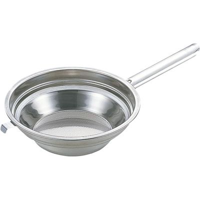 トーダイ UK 段付油こし（片手ハンドル）16-18cm〈パンチ網仕様〉 9920162（直送品）