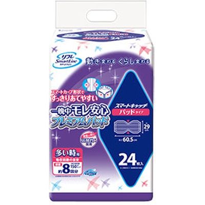 リブドゥコーポレーション スマートキャッチパッドタイプ 多い時 17193 24枚(6) 1梱(24枚入x6袋x6箱) T1025（直送品）