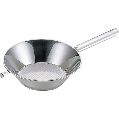 トーダイ UK 油こし（片手ハンドル）23cm 〈パンチ網仕様〉 9921232（直送品）