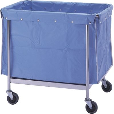 カラフルランドリーバッグ（角型） SK-247A・L-B（ブルー） 23-2774-0106 新鋭工業（直送品）