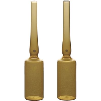 ギヤマン 滅菌済アンプル（茶）3号 楽楽 55-102-03（10ML） 23-2763-0217 1セット（25本：5本入×5箱）（直送品）