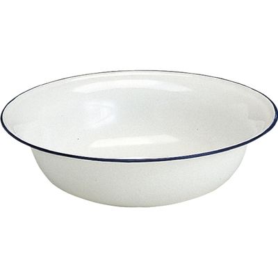 手洗鉢（ホーロー製）深型 40CM 23-5812-03 松吉医科器械（直送品）