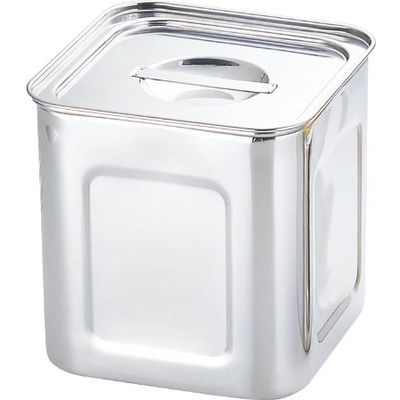 三宝産業 UK角・深型キッチンポット/ダブルウォール13.5cmセット 09030530（直送品）