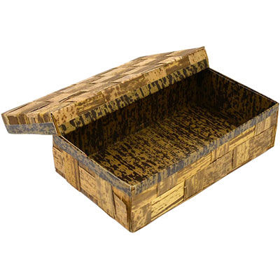 松本 ハイブリッド竹皮編BOX蓋セット TXH-7H 200セット（直送品）