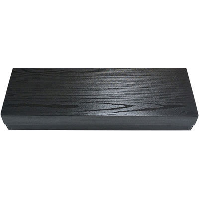 協和パック 紙製折箱 長手懐石黒木目3BOX セット 105-0112S 1包：200組（50×4）（直送品）