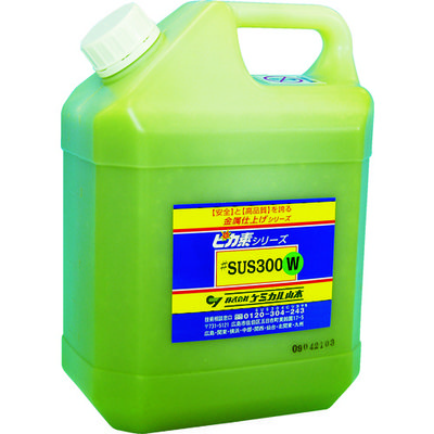 ケミカル山本 錆取り剤 ピカ素 #SUS300W 緑色 ペースト状 4L YT-S300W-4 1缶 281-6377（直送品）