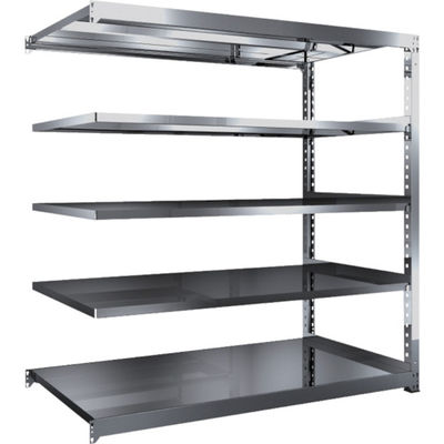 TRUSCO ステンレス製中量ボルトレス棚 SM3型 W1800×D921×H1800 5段 連結 SM3-6695B 1台(1個)（直送品）