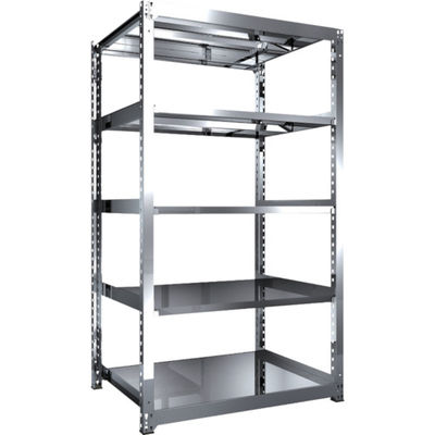 TRUSCO ステンレス製中量ボルトレス棚 SM3型 W1200×D921×H2100 5段 単体 SM3-7495 1台(1個)（直送品）