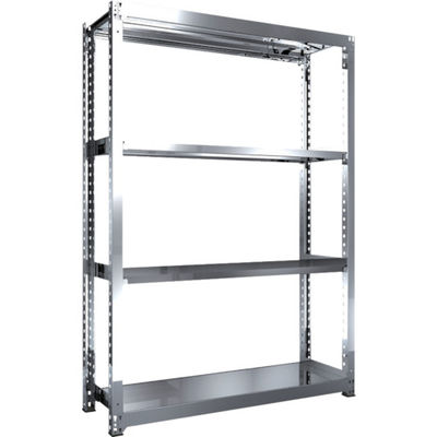 トラスコ中山 TRUSCO ステンレス棚 SM3型 1500X471XH2100 4段 単体 SM3-7554 1台(1個)（直送品）