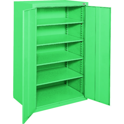 大阪製罐 OS ロッカーS 両開 最大積載量500kg 棚板4枚(若草色) 1200S 1台 457-0995（直送品）